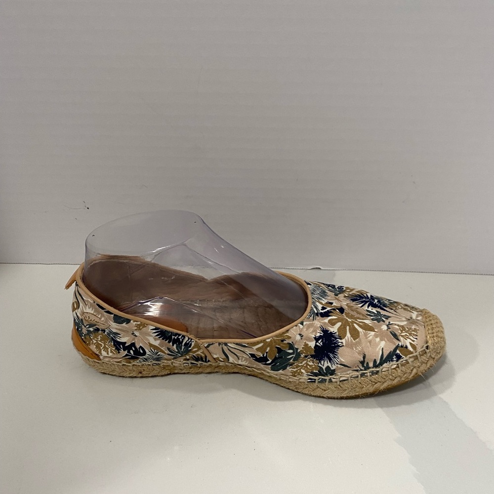 Rag & Bone Georgie Espadrilles Floral Canvas Flats Sz 37 - Picture 5 of 9